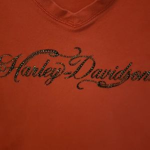 Harley Davidson shirt with rhinestones